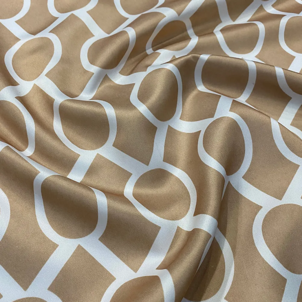 Halo Print (Lamour) Table Napkin in Khaki