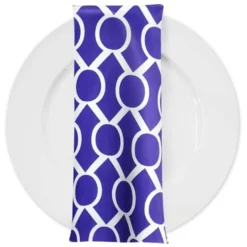 Halo Print (Lamour) Table Napkin in Purple