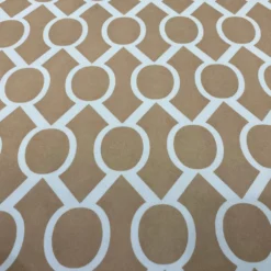Halo Print (Lamour) Table Runner in Khaki