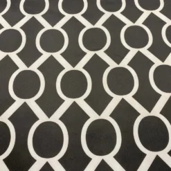Halo Print (Lamour) Table Runner in Black and White