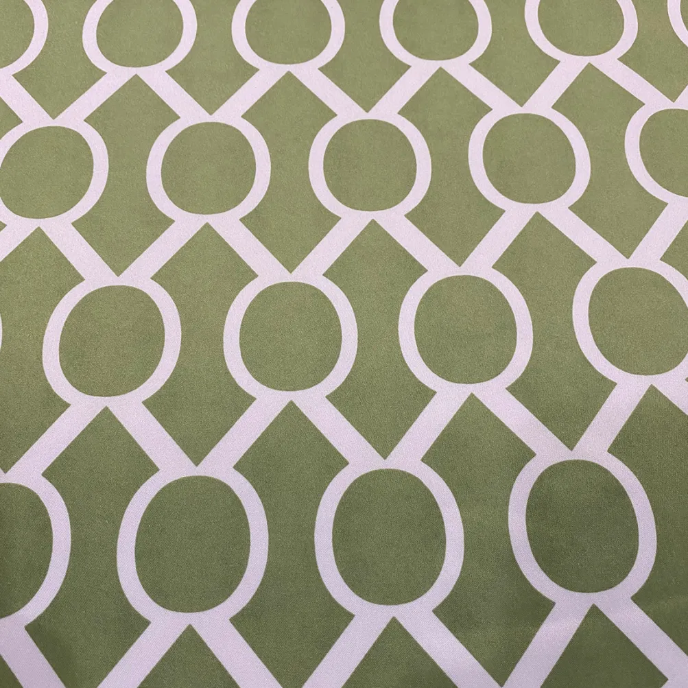 Halo Print (Lamour) Table Runner in Avocado