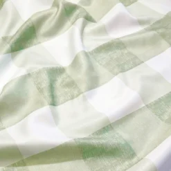 Hampton Checker (Poly Print) Table Runner in Sage