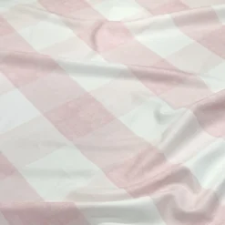 Hampton Checker (Poly Print) Table Napkin in Dusty Rose