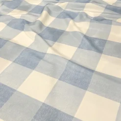 Hampton Checker (Poly Print) Table Napkin in Lt Blue