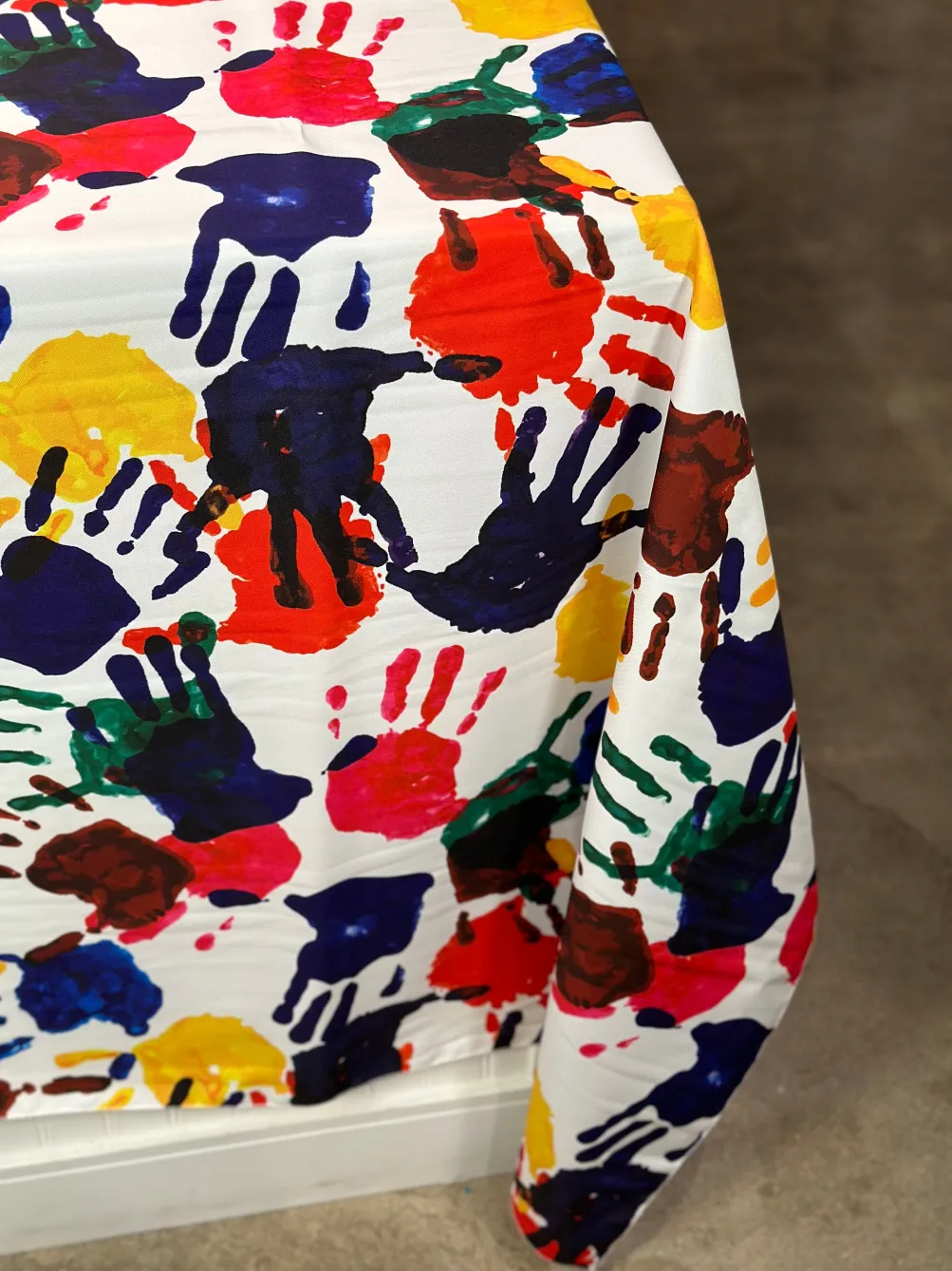 Happy Hands (Poly Print) Table Linen