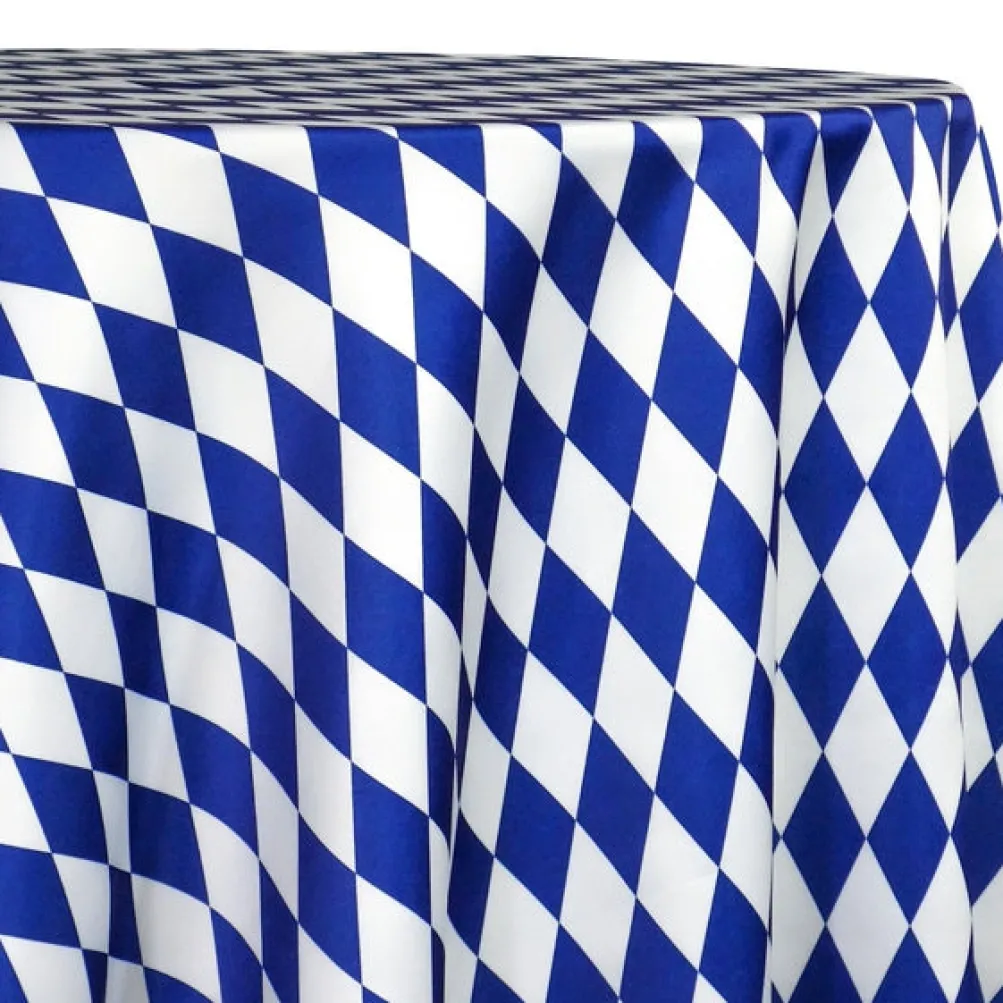 Harlequin Print (Lamour) Table Linen in Royal