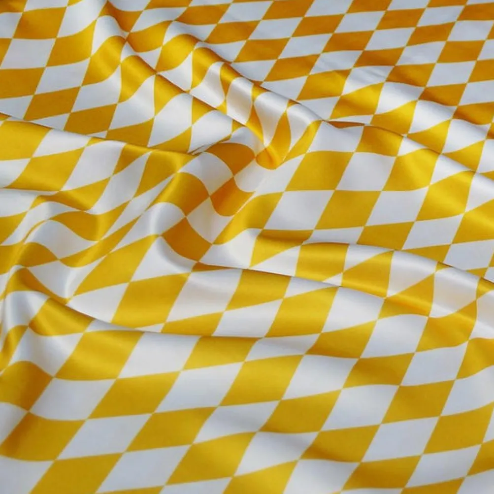 Harlequin Print (Lamour) Table Linen in Yellow