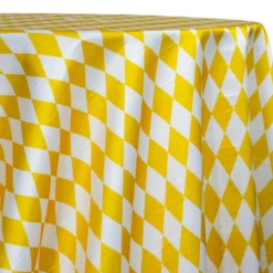 Harlequin Print (Lamour) Table Linen in Yellow