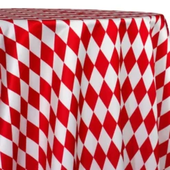 Harlequin Print (Lamour) Table Linen in Red