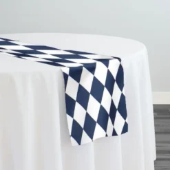 Harlequin Print (Lamour) Table Runner in Navy
