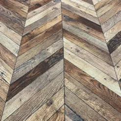 Herringbone (Poly Print) Table Runner in Natural