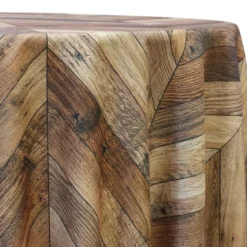 Herringbone (Poly Print) Table Linen Natural
