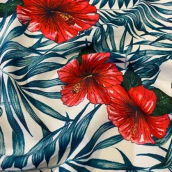 Hibiscus (Poly Print) Table Linen
