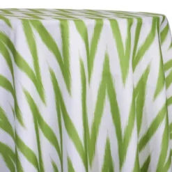 Horizon (Poly Print) Table Linen in Avocado