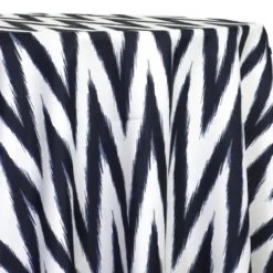 Horizon (Poly Print) Table Linen in Black