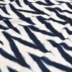 Horizon (Poly Print) Table Linen in Navy