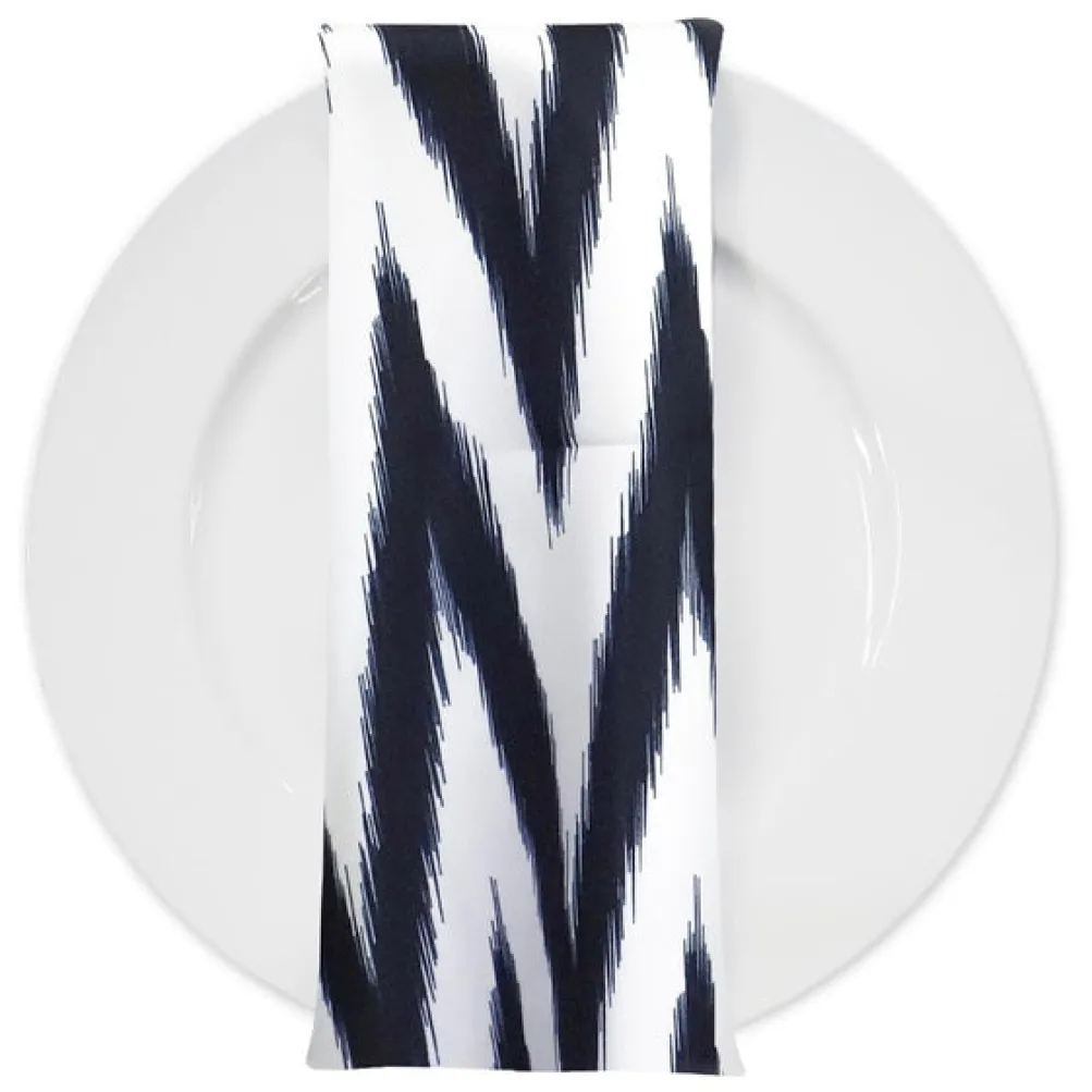 Horizon (Poly Print) Table Napkin in Black