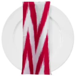 Horizon (Poly Print) Table Napkin in Fuchsia