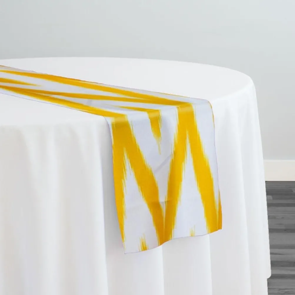 Horizon (Poly Print) Table Runner in Yellow