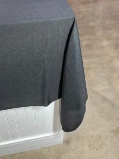 Imitation Burlap Table Linen in Black
