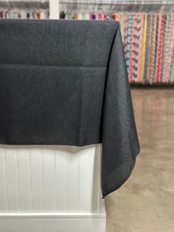 Imitation Burlap Table Linen in Black