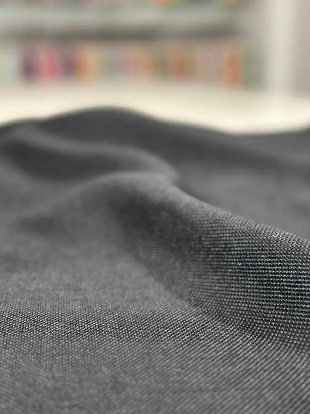 Imitation Burlap Table Linen in Black