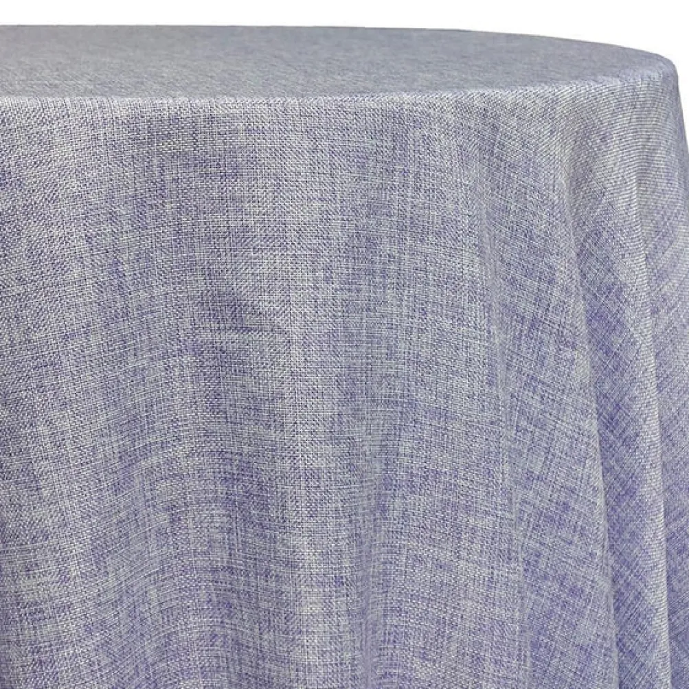 Imitation Burlap Table Linen in Lavender