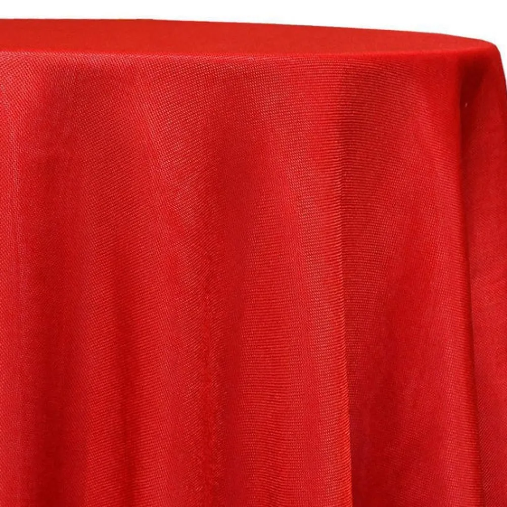 Imitation Burlap Table Linen in Red