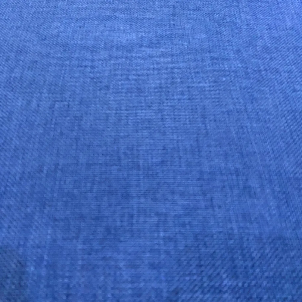 Imitation Burlap Table Linen in Royal