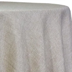 Imitation Burlap Table Linen in Wheat