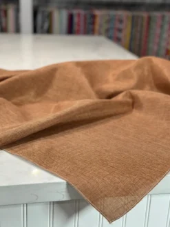 Imitation Burlap Table Linen in Honey