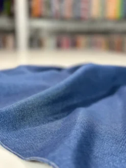 Imitation Burlap Table Linen in Navy
