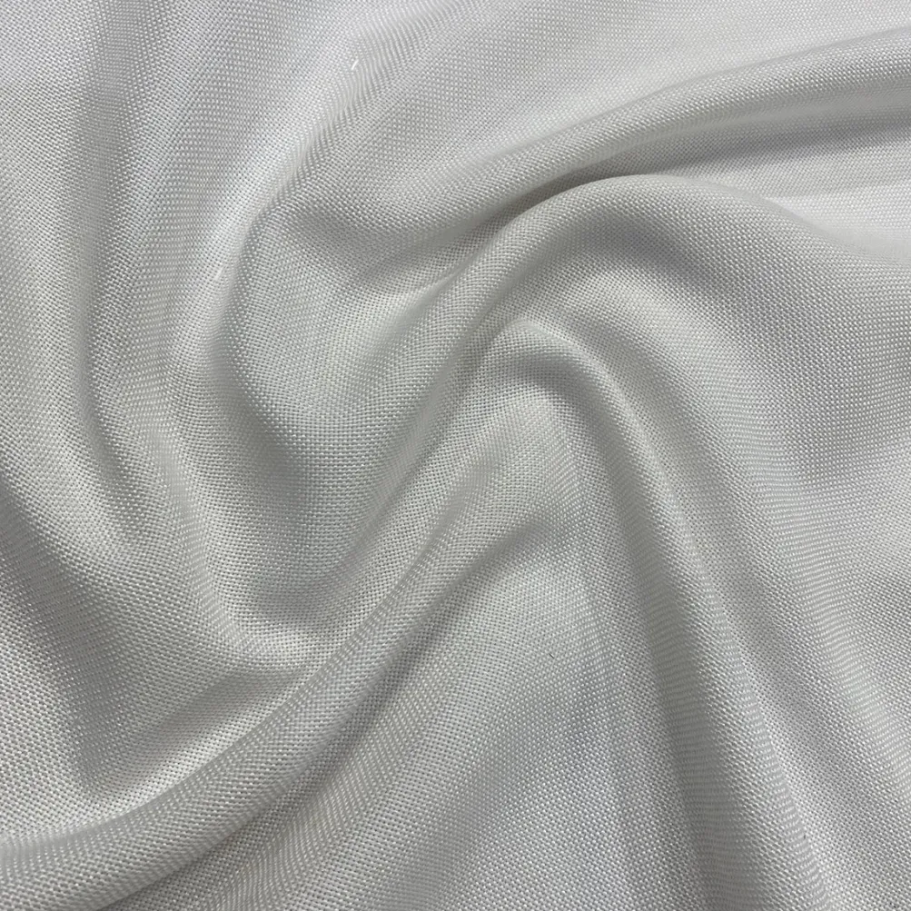 Imitation Burlap Table Linen in White