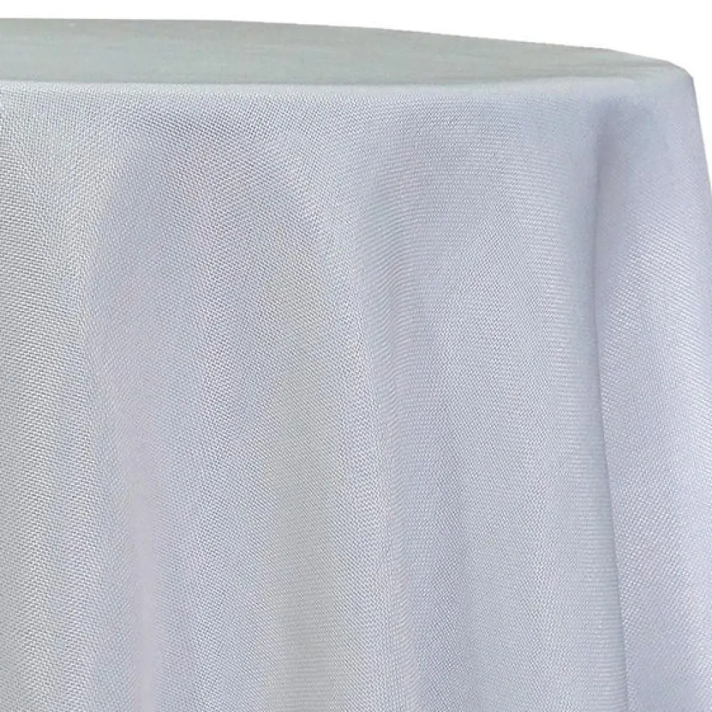 Imitation Burlap Table Linen in White