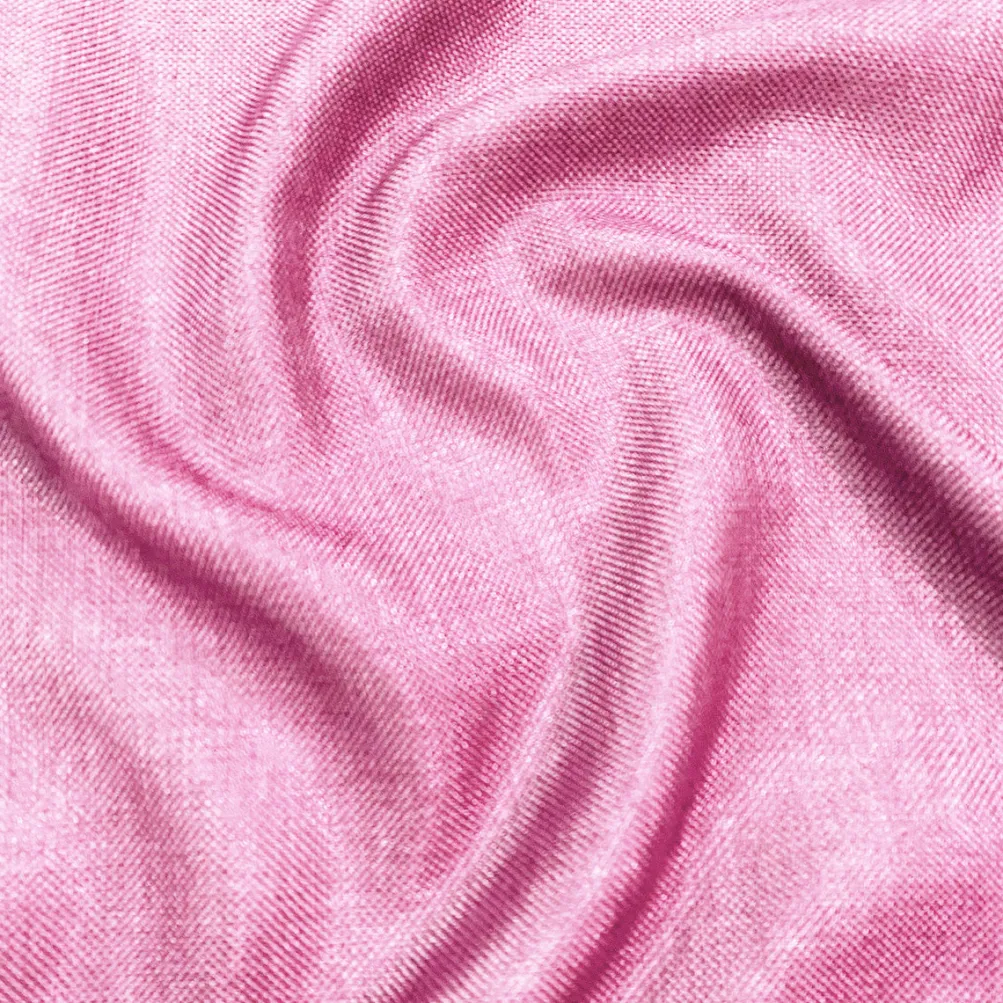 Imitation Burlap Table Linen in Pink