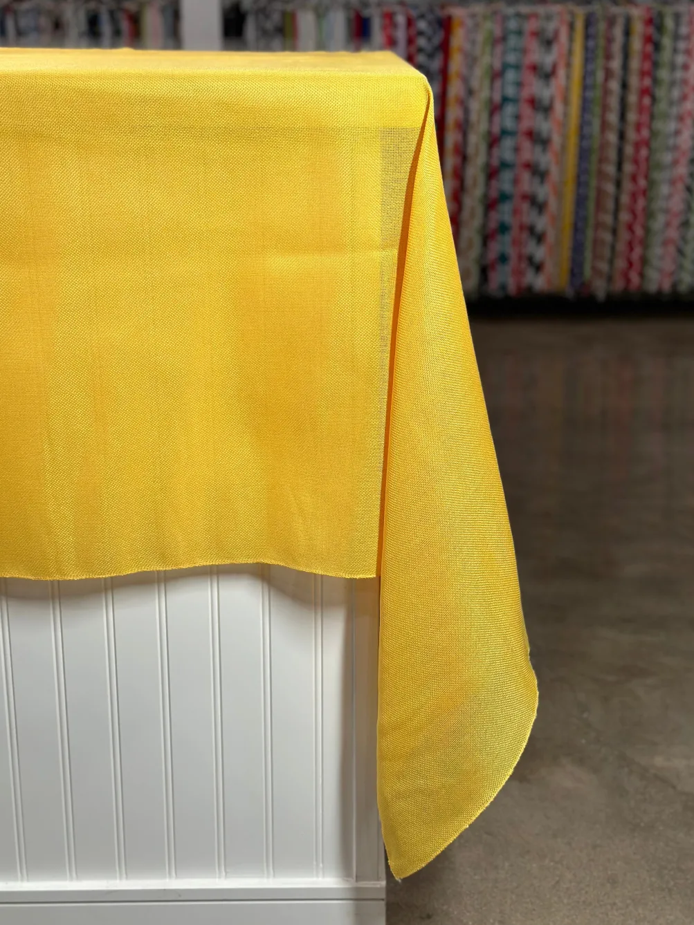 Imitation Burlap Table Linen in Sorbet