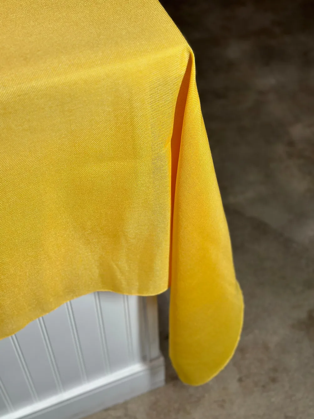 Imitation Burlap Table Linen in Sorbet