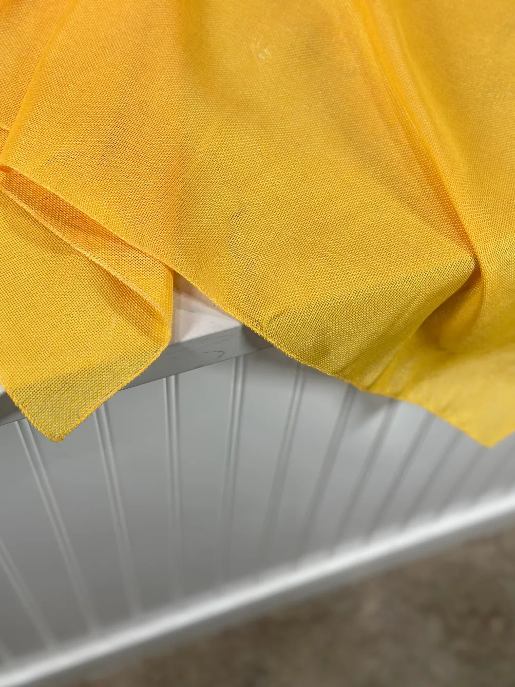 Imitation Burlap Table Linen in Sorbet