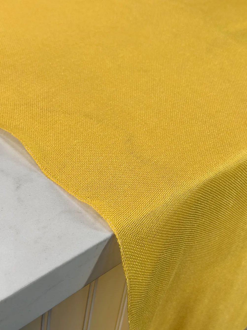 Imitation Burlap Table Linen in Sorbet