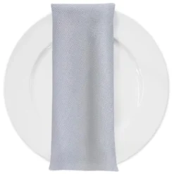 Imitation Burlap Table Napkin in White
