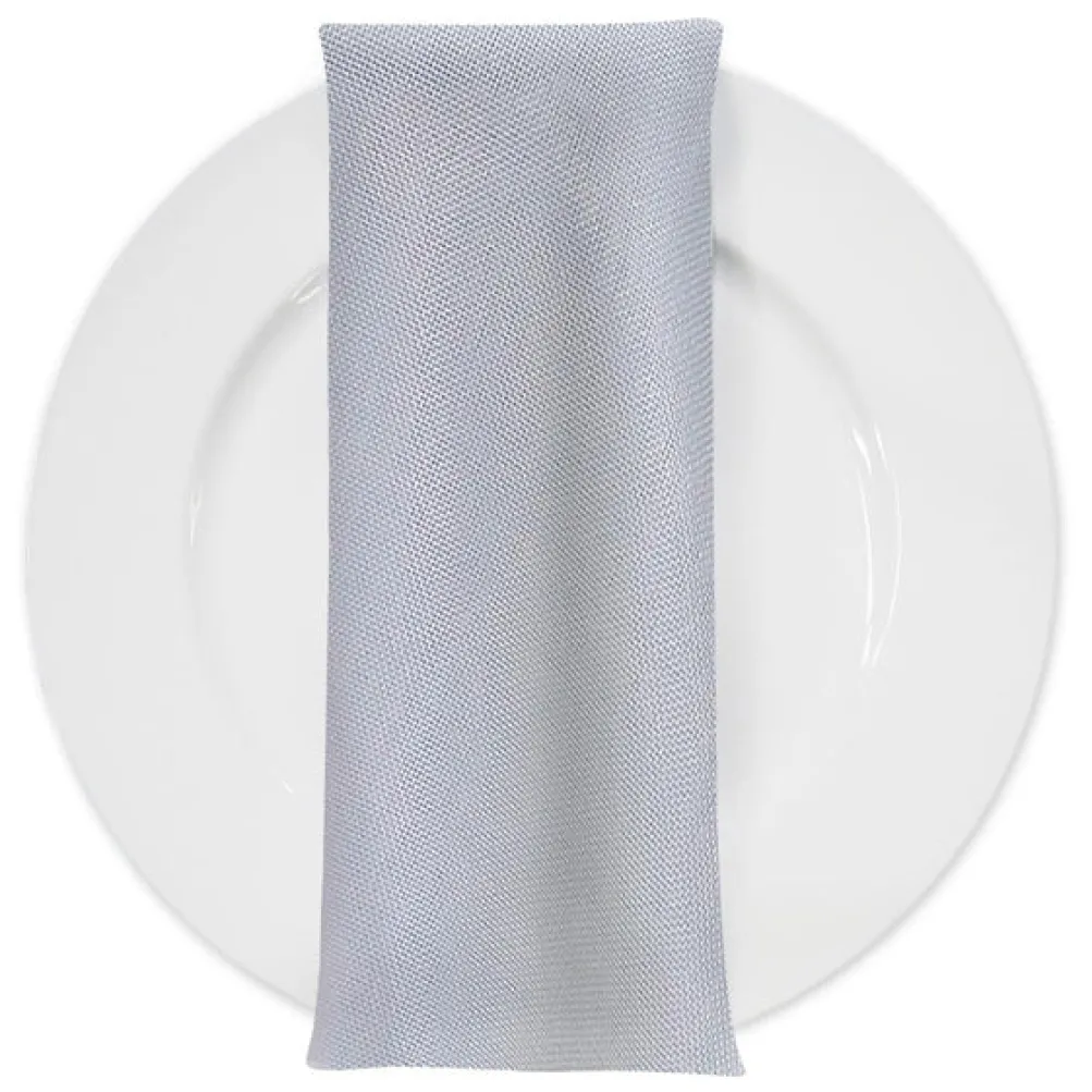 Imitation Burlap Table Napkin in White