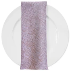 Imitation Burlap Table Napkin in Blush
