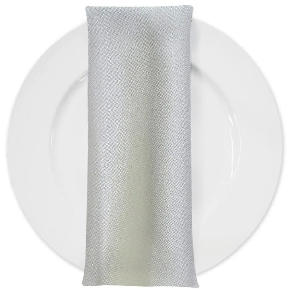 Imitation Burlap Table Napkin in Ivory