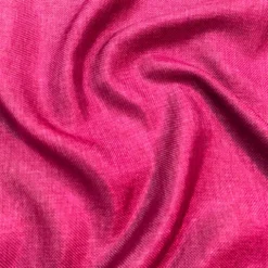 Imitation Burlap Table Runner in Hot Pink