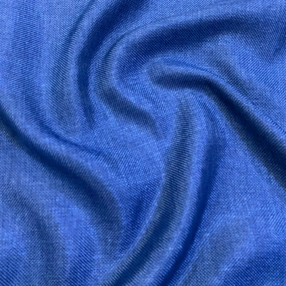 Imitation Burlap Table Runner in Royal