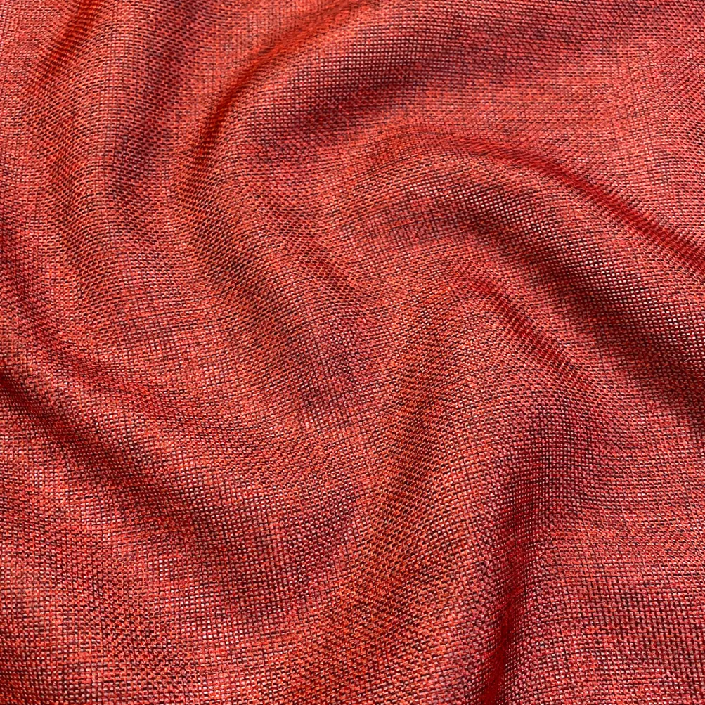 Imitation Burlap Table Runner in Red