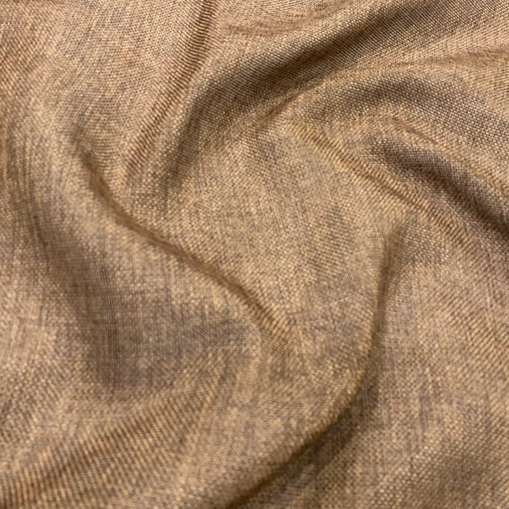 Imitation Burlap Table Runner in Coffee