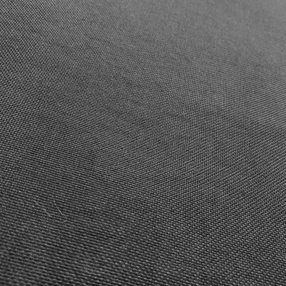 Imitation Burlap Table Runner in Charcoal