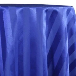Imperial Stripe Table Linen in Royal