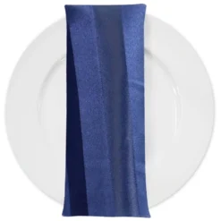 Imperial Stripe Table Napkin in Navy